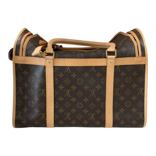 Louis Vuitton Sac Chien 50 Monogram Canvas Pet Carrier