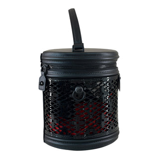 Louis Vuitton Black & Red Monogram Lace Cannes Tote Bag