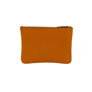 Hermès Orange Neobain Perforated Clutch Pouch