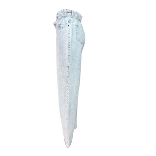 Miu Miu Light Blue Washed Wide-Leg Denim Jeans Size 27