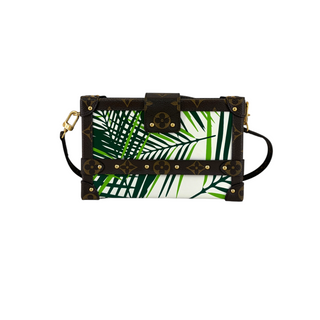 Louis Vuitton Petite Malle Tropical Palm Print Monogram Bag