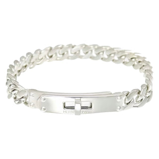Hermès Kelly Gourmette Sterling Silver Bracelet