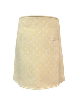 Louis Vuitton Beige Monogram Skirt