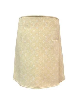 Louis Vuitton Beige Monogram Skirt