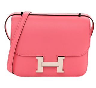 Hermes Rose Azalee Swift Constance 18 PHW