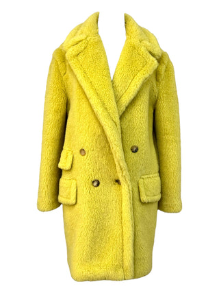 Max Mara Yellow Shearling Coat