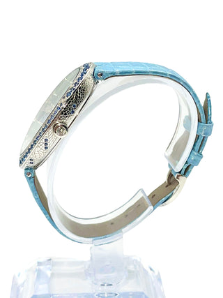 Tiffany Blue Dragonfly Diamond & Sapphire Cocktail Watch