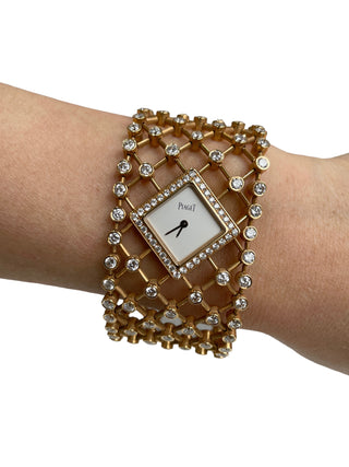 Piaget Limelight 18k Gold Diamond Bracelet Watch