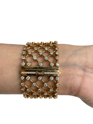 Piaget Limelight 18k Gold Diamond Bracelet Watch