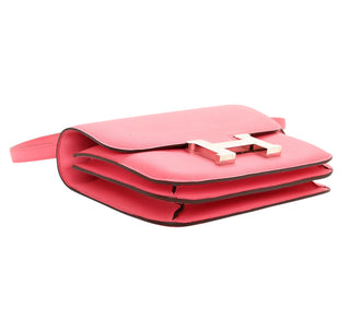 Hermes Rose Azalee Swift Constance 18 PHW