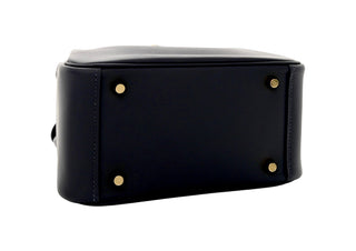 Hermès Mini Lindy 20 Noir Swift Leather With GHW