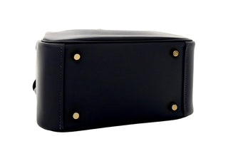 Hermès Mini Lindy 20 Noir Swift Leather With GHW