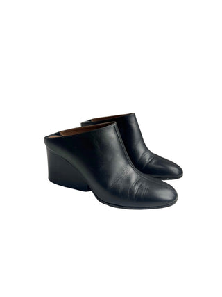 Hermes Patent Wedge Shoes