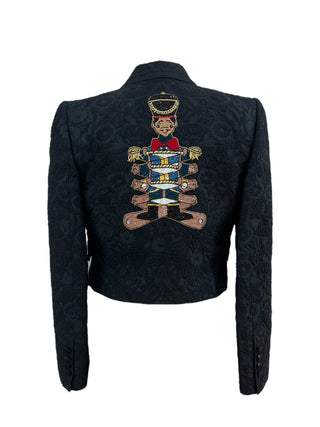 Dolce & Gabbana Limited Edition Buckingham Palace Embellishment Copped Jacket & Trousers