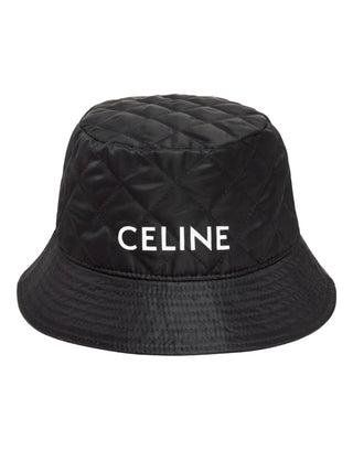 Celine Nylon Quilted Bucket Hat