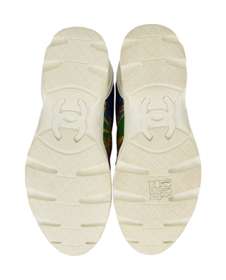 Chanel Multicoloured Tweed Trainers