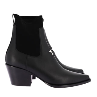Christian Dior Black Leather Star Boots
