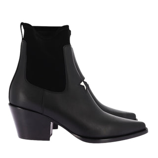 Christian Dior Black Leather Star Boots