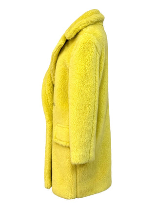 Max Mara Yellow Shearling Coat
