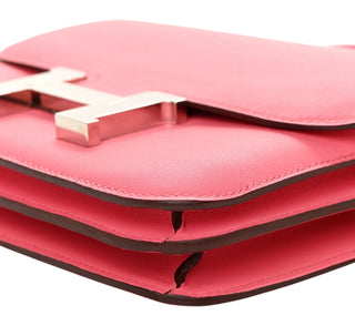 Hermes Rose Azalee Swift Constance 18 PHW