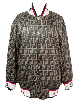 Fendi Logo Reversible Puffer Jacket