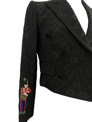Dolce & Gabbana Limited Edition Buckingham Palace Embellishment Copped Jacket & Trousers