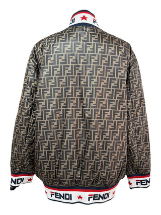 Fendi Logo Reversible Puffer Jacket