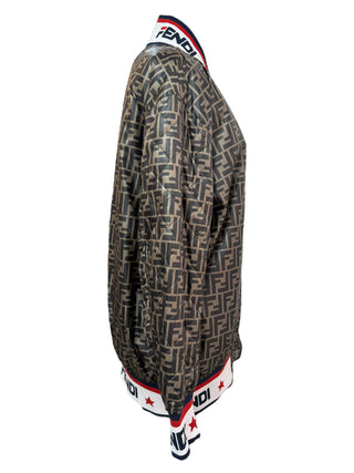 Fendi Logo Reversible Puffer Jacket