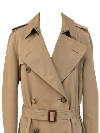 Gucci Beige Cat Embroidered Trench Coat