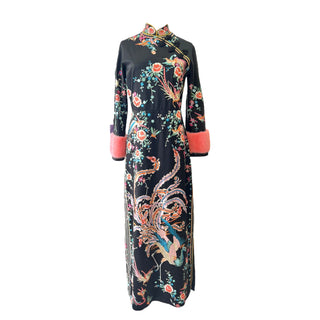 Gucci AW16 Silk Embroidered Dress