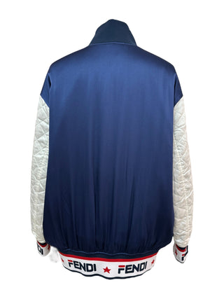 Fendi Logo Reversible Puffer Jacket