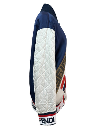 Fendi Logo Reversible Puffer Jacket