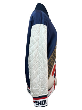 Fendi Logo Reversible Puffer Jacket