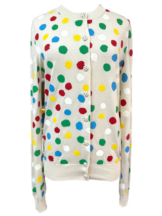 Louis Vuitton SS23 LV x YK Painted Dots Cardigan
