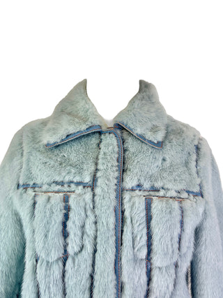 Fendi Reversible Mink Fur/Denim Jacket