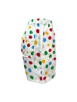 Louis Vuitton x Yayoi Kusama Painted Dots Silk Shorts