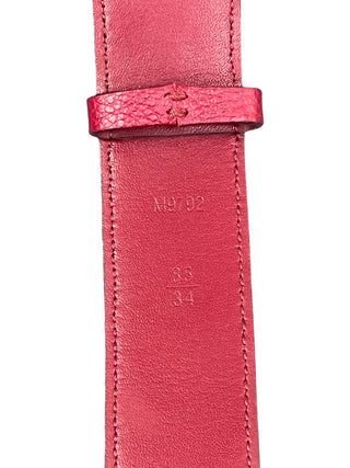 Louis Vuitton Monogram Pattern Empreinte Leather Belt