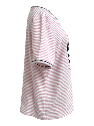 Chanel Pink La Pausa Striped Riviera Tee