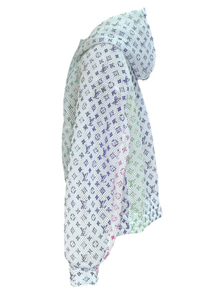 Louis Vuitton Pastel Monogram Mesh Bomber Jacket
