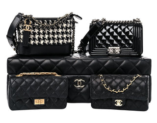 Chanel Black Success Story Set Of 4 Mini Bags With Quilted Trunk