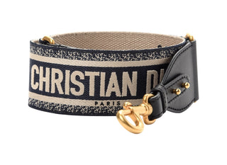 Christian Dior Blue Oblique Mini Saddle Bag With Strap