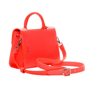 Christian Dior Fluorescent Goji Pink Grained Calfskin Mini Diorever Flap Bag