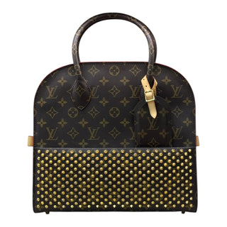 Louis Vuitton x Christian Louboutin Monogram Canvas With Gold Studs Iconoclast Tote Bag