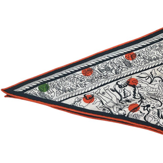 Hermès Chasse aux Pois 2019 Cashmere Losange Scarf