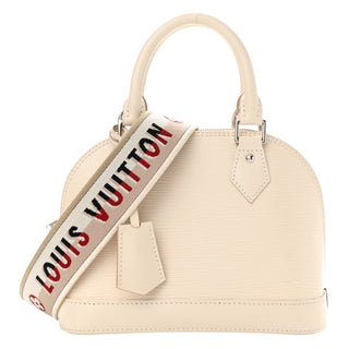 Louis Vuitton Cream Quartz Epi Jacquard Alma BB Bag