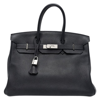 Hermès Birkin 35 Black Togo Leather With Palladium Hardware