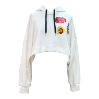 Louis Vuitton Printed Short Hooded Jumper