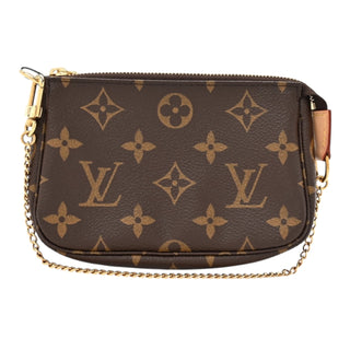 Louis Vuitton Brown Monogram Mini Pochette Accessoires Pouch