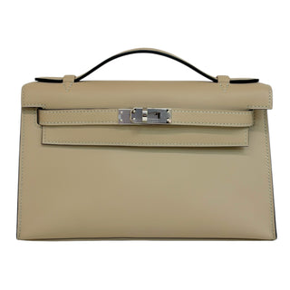 Hermès Kelly Pochette Trench Swift Leather With Palladium Hardware
