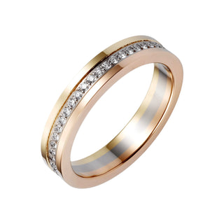 Cartier Vendome Louis Cartier Wedding Ring 18ct Tri Gold Tone